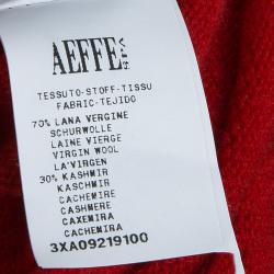 Pre Owned Moschino Couture M Motif Red Sweater S