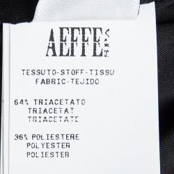 Pre Owned Moschino Couture Black Crystal Embellished Short Sleeve Dress M