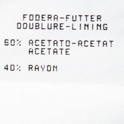 Pre Owned Moschino Couture Navy Blue Pencil Skirt L