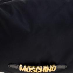 Pre Owned Moschino Black Nylon Shoulder Bag