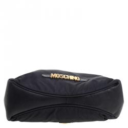 Pre Owned Moschino Black Nylon Shoulder Bag