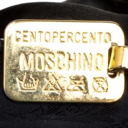 Pre Owned Moschino Black Nylon Shoulder Bag