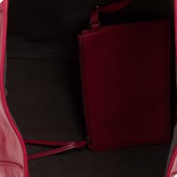 Mulberry Red Nappa Soft Leather Medium Dorset Tote