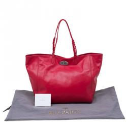 Mulberry Red Nappa Soft Leather Medium Dorset Tote