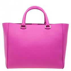 Mulberry Pink Leather Willow Tote