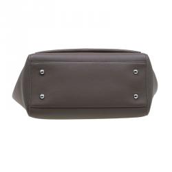 Pre Owned Mulberry Taupe Leather Willow Tote