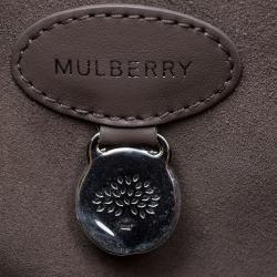 Pre Owned Mulberry Taupe Leather Willow Tote