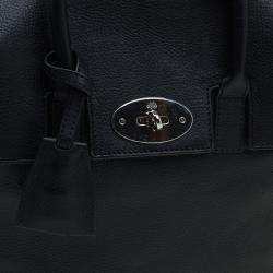 Pre Owned Mulberry Black Leather Mini Cara Delevingne Backpack Tote
