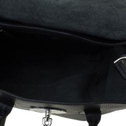 Pre Owned Mulberry Black Leather Mini Cara Delevingne Backpack Tote