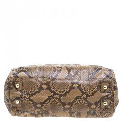 Mulberry Brown Python Bayswater Satchel