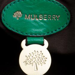 Pre Owned Mulberry Green Leather Oversized Alexa Satchel