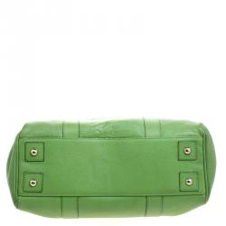 Pre Owned Mulberry Green Leather Bayswater Satchel