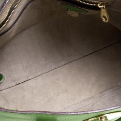 Pre Owned Mulberry Green Leather Bayswater Satchel