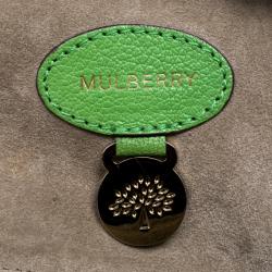 Pre Owned Mulberry Green Leather Bayswater Satchel