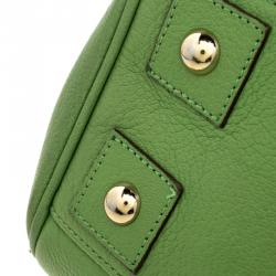 Pre Owned Mulberry Green Leather Bayswater Satchel