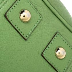 Pre Owned Mulberry Green Leather Bayswater Satchel