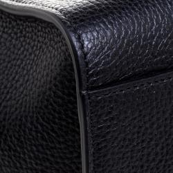 Pre Owned Mulberry Black Grained Leather Bayswater Tote