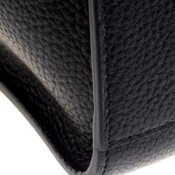 Pre Owned Mulberry Black Grained Leather Bayswater Tote