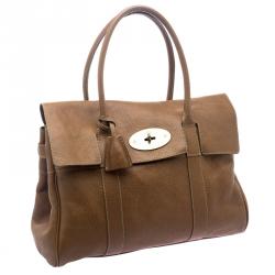 Pre Owned Mulberry Brown Leather Bayswater Satchel