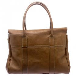 Pre Owned Mulberry Brown Leather Bayswater Satchel