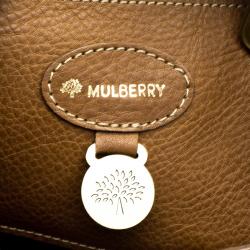 Pre Owned Mulberry Brown Leather Bayswater Satchel