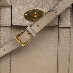 Pre Owned Mulberry Beige Leather Bayswater Satchel