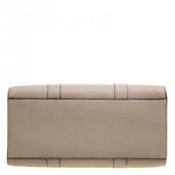 Pre Owned Mulberry Beige Leather Bayswater Satchel