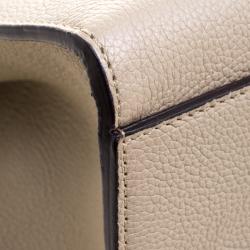 Pre Owned Mulberry Beige Leather Bayswater Satchel