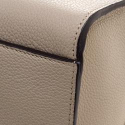 Pre Owned Mulberry Beige Leather Bayswater Satchel