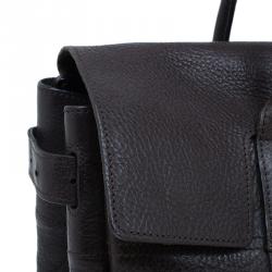 Pre Owned Mulberry Chocolate Brown Leather Bayswater Satchel Bag