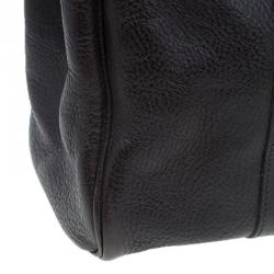 Pre Owned Mulberry Chocolate Brown Leather Bayswater Satchel Bag