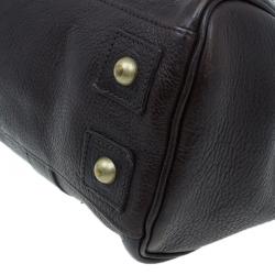 Pre Owned Mulberry Chocolate Brown Leather Bayswater Satchel Bag