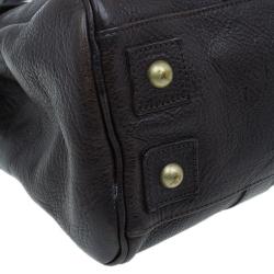 Pre Owned Mulberry Chocolate Brown Leather Bayswater Satchel Bag