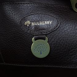 Pre Owned Mulberry Chocolate Brown Leather Bayswater Satchel Bag
