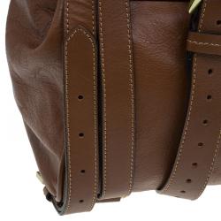 Pre Owned Mulberry Brown Soft Buffalo Leather Oversized Alexa Satchel Bag