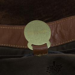 Pre Owned Mulberry Brown Soft Buffalo Leather Oversized Alexa Satchel Bag