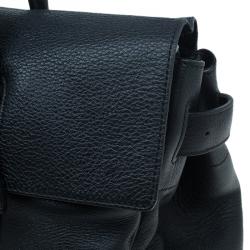 Pre Owned Mulberry Black Leather Bayswater Satchel