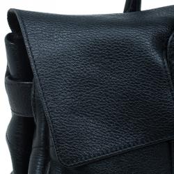 Pre Owned Mulberry Black Leather Bayswater Satchel