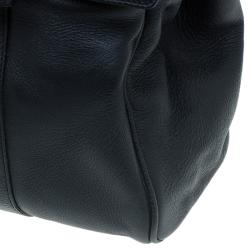 Pre Owned Mulberry Black Leather Bayswater Satchel