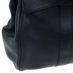 Pre Owned Mulberry Black Leather Bayswater Satchel