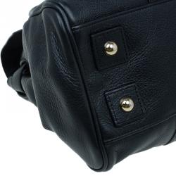 Pre Owned Mulberry Black Leather Bayswater Satchel