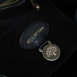 Pre Owned Mulberry Black Leather Bayswater Satchel