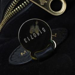 Pre Owned Mulberry Black Leather Bayswater Satchel