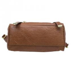 Pre Owned Mulberry Brown Leather Alexa Shoulder Bag