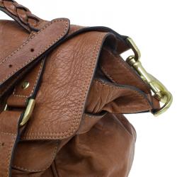 Pre Owned Mulberry Brown Leather Alexa Shoulder Bag
