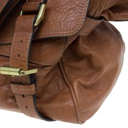Pre Owned Mulberry Brown Leather Alexa Shoulder Bag