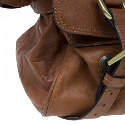 Pre Owned Mulberry Brown Leather Alexa Shoulder Bag