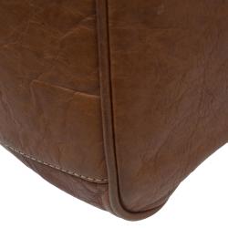 Pre Owned Mulberry Brown Leather Alexa Shoulder Bag