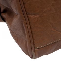 Pre Owned Mulberry Brown Leather Alexa Shoulder Bag