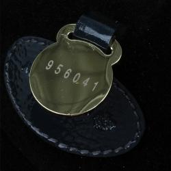 Pre Owned Mulberry Dark Grey Patent Leather Bayswater Satchel